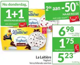 Intermarché La Laitière Yoghurt aanbieding