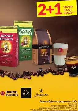 Intermarché Douwe Egberts, Jacqmotte of L'Or aanbieding