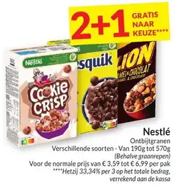 Intermarché Nestle aanbieding