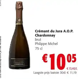 Colruyt Crémant du Jura A.O.P. Chardonnay 75 cl aanbieding