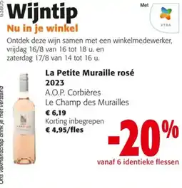 Colruyt La Petite Muraille rosé 2023 aanbieding