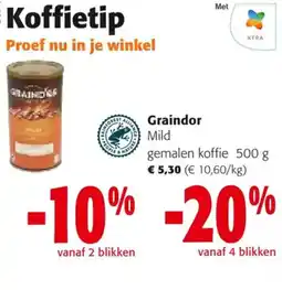 Colruyt Graindor Mild gemalen koffie 500 g aanbieding