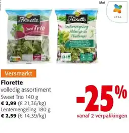 Colruyt Florette volledig assortiment aanbieding