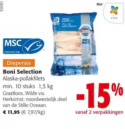 Colruyt Boni Selection Alaska-pollakfilets aanbieding