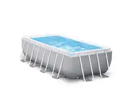 Hubo Intex Prism Frame zwembad 400x200x122 cm aanbieding