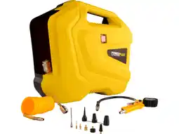 Hubo Powerplus POWX1706 compressor 1100W olievrij + 11 accessories aanbieding