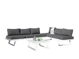 Hubo Garden Plus Salamanca loungeset wit/grijs aanbieding