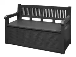 Hubo Salzburg tuinbank 130x60x85 cm met opbergkoffer aanbieding