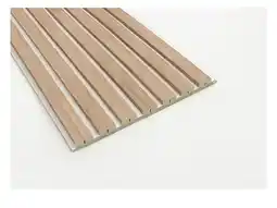 Hubo Maestro Latt Hydro wandpaneel met 7 latjes 277x30 cm 1,66m² wit/natural oak 2 stuks aanbieding