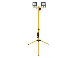 Hubo LED straler op statief 2x20 W 1600lm waterbestendig aanbieding