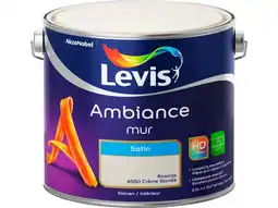 Hubo Levis Ambiance muurverf zijdeglans 2,5l roomijs aanbieding