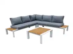 Hubo Garden Plus Bari loungeset wit aanbieding