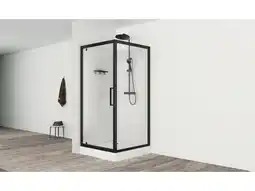 Hubo Aquatrends Solis douchecabine 90x90x212 cm vierkant zwart aanbieding