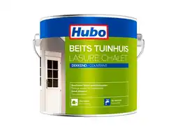 Hubo Hubo houtbeits tuinhuis 2,5l bleekgroen aanbieding