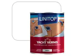 Linitop bootvernis hoogglans 0,75l kleurloos