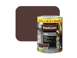 Hubo Wood Lover Color houtbeits tuinhuis 3l chocolat #535 aanbieding