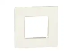 Hubo Niko enkelvoudige afdekplaat Intense white aanbieding