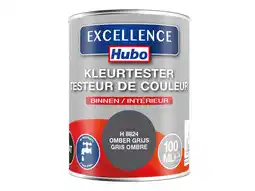 Hubo Hubo Excellence tester muurverf mat 100ml omber grijs aanbieding