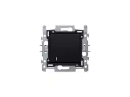 Hubo Niko 2-polige controleschakelaar Intense mat zwart aanbieding