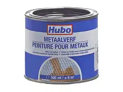 Hubo Hubo metaalverf 0,5l zwart aanbieding