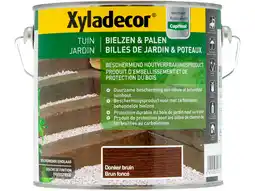 Hubo Xyladecor houtbescherming bielzen & palen 2,5l donkerbruin aanbieding
