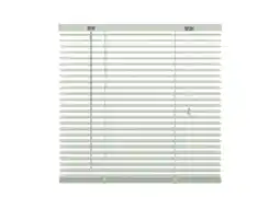 Decosol horizontale lamellen 201 25mm 140x180 cm wit