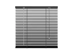 Hubo Decosol horizontale lamellen 320 25mm 160x180 cm mat zwart aanbieding