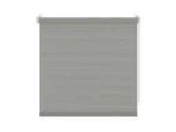 Hubo Decosol mini rolgordijn lichtdoorlatend 72x190 cm screen lichtgrijs aanbieding