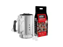 Hubo Weber Brikettenstarter kit aanbieding