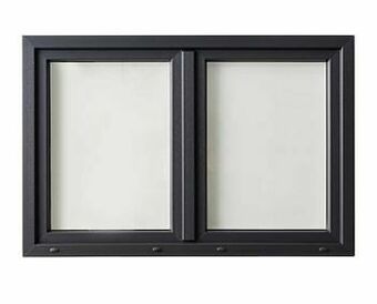 Zelfbouwmarkt Dubbel Opendraaiend Raam Pvc Antr/wit Deceuninck 1500x1000mm aanbieding