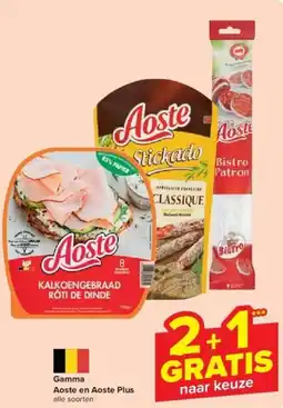 Carrefour Aoste en Aoste Plus Gamma aanbieding