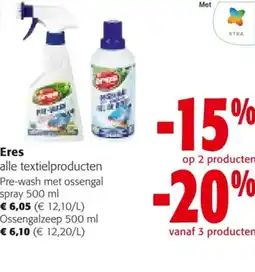 Colruyt Eres alle textielproducten aanbieding