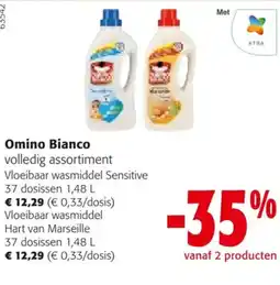 Colruyt Omino Bianco volledig assortiment aanbieding