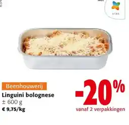 Colruyt Linguini bolognese aanbieding