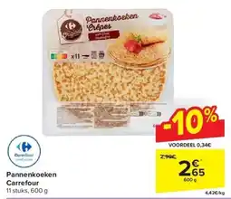 Carrefour Pannenkoeken aanbieding