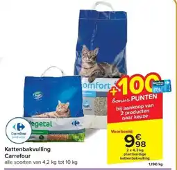 Carrefour Kattenbakvulling aanbieding