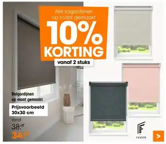 Kwantum Rolgordijnen op maat gemaakt aanbieding