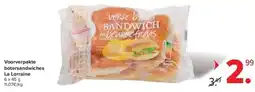 Carrefour Voorverpakte botersandwiches La Lorraine aanbieding