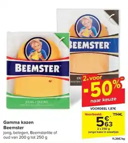 Carrefour Gamma kazen Beemster aanbieding