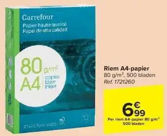 Carrefour Riem A4-papier aanbieding