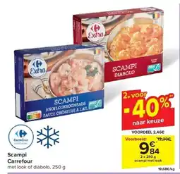 Carrefour Scampi aanbieding
