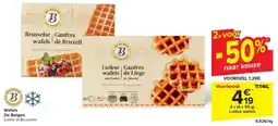 Carrefour Wafels De Belgen aanbieding
