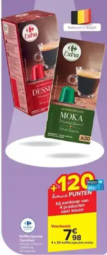 Carrefour Koffiecapsules aanbieding