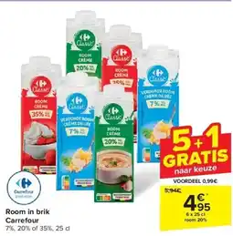 Carrefour Room in brik aanbieding