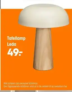 Kwantum Tafellamp Leda aanbieding