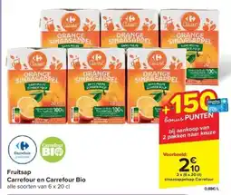 Carrefour Fruitsap aanbieding