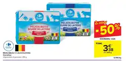 Carrefour Melkerijboter in aluminiumfolie aanbieding