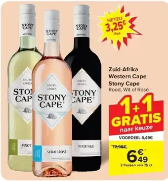 Carrefour Zuid-Afrika Western Cape Stony Cape aanbieding