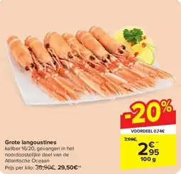 Carrefour Grote langoustines aanbieding