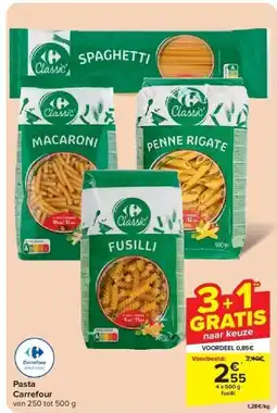 Carrefour Pasta Carrefour aanbieding